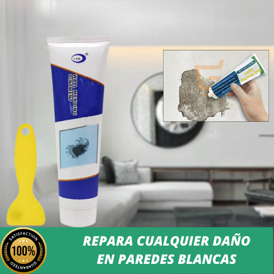 Crema reparadora de pared 2x1 + Espátulas GRATIS