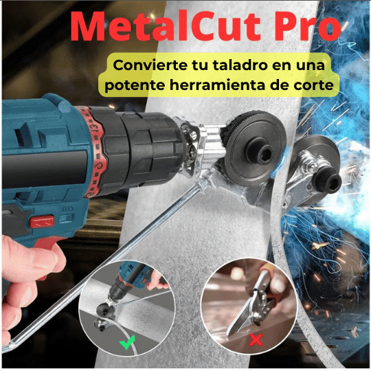 🔩 MetalCut Pro – Cortador de Metal para Taladro Eléctrico