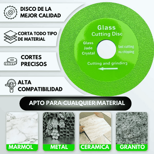DiscoTitan corta vidrio, cerámica y demás 2x1