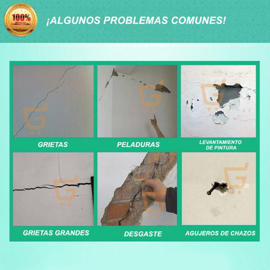 Crema reparadora de pared 2x1 + Espátulas GRATIS