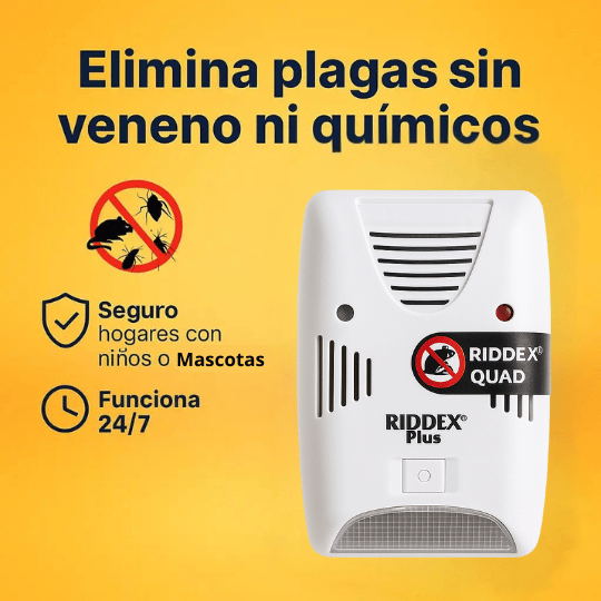 Pack x3 Repelente Ultrasonido Antiplagas