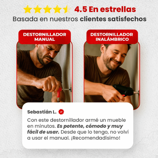 Kit Destornillador Eléctrico PowerTor™ ⚡