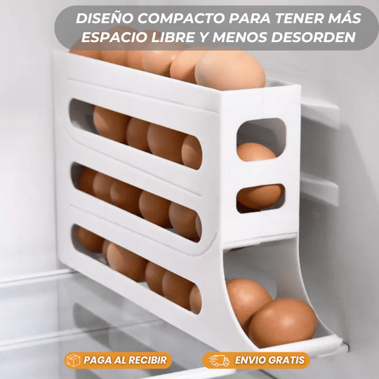 Dispensador Automático de Huevos de 4 Niveles 🥚