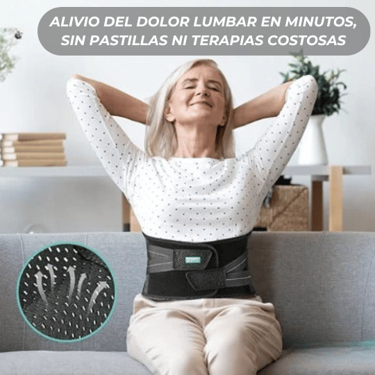 Faja Lumbar Térmica y Correctora de Postura