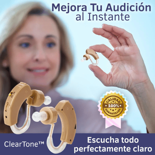 Audífono ClearTone™ para escuchar con claridad 🔊