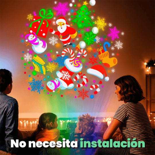Proyector De Figuras Navideñas - Festiluz