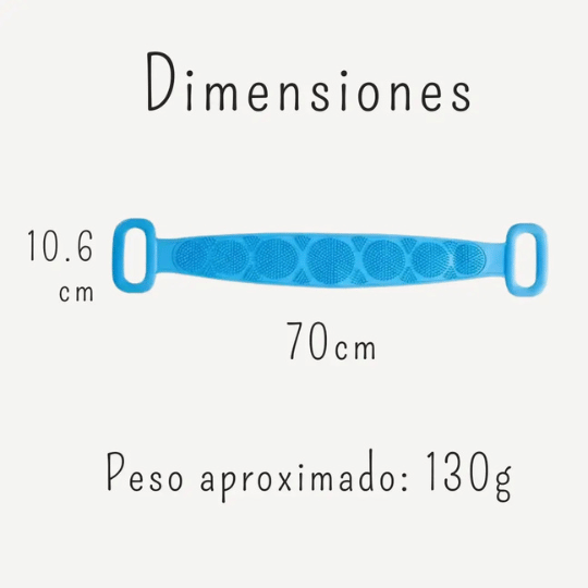 🛁 Cepillo Exfoliante para piel suave sin esfuerzo