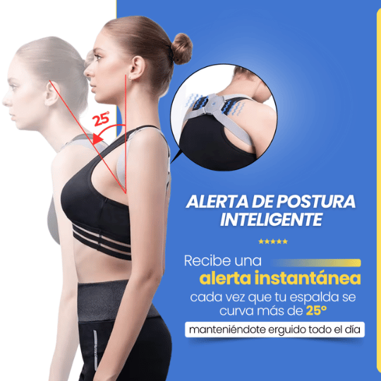 Corrector de Postura Inteligente - Talla única adaptable