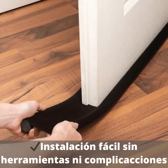 Aislante de puerta para evitar corrientes de aire