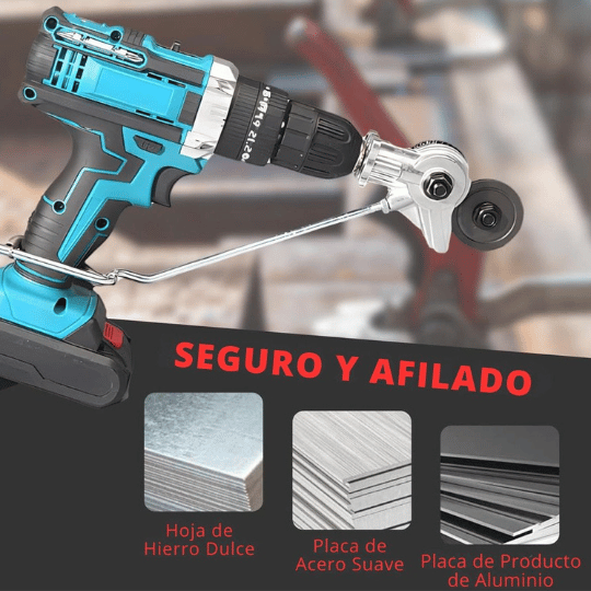 🔩 MetalCut Pro – Cortador de Metal para Taladro Eléctrico
