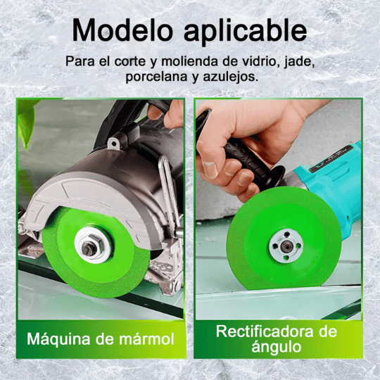 DiscoTitan corta vidrio, cerámica y demás 2x1