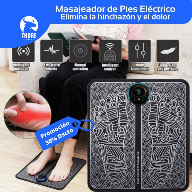 Masajeador para aliviar la presión de pies