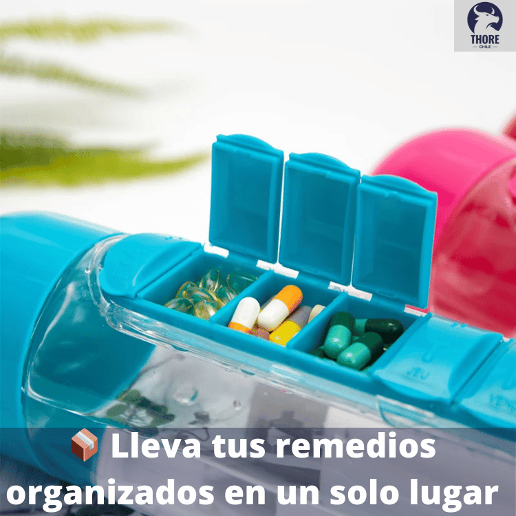 (2X1) - Botella con Pastillero Integrado 💊