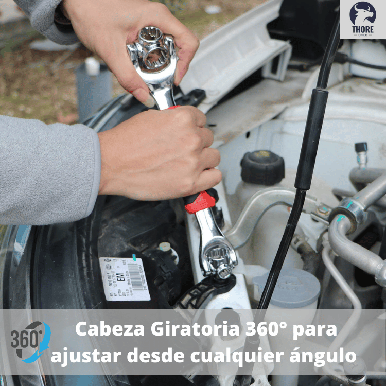 Llave Torque Turbo 360° - Ajusta tornillos en segundos
