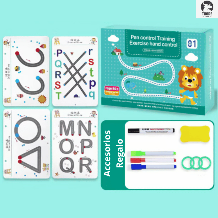 Cuaderno Mágico Montessori + Accesorios Gratis