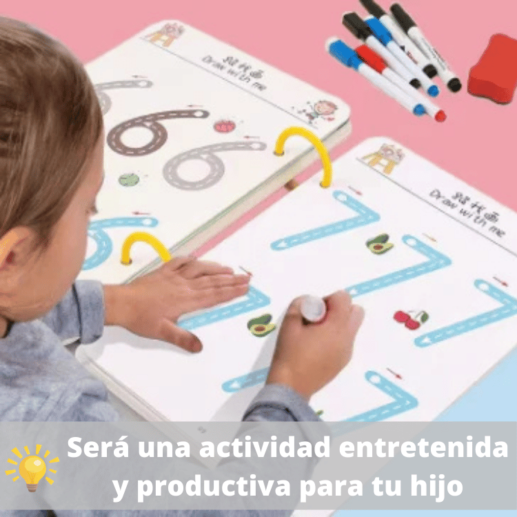 Cuaderno Mágico Montessori + Accesorios Gratis