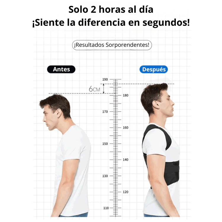 Corrector de Postura para aliviar dolor de espalda y cuello