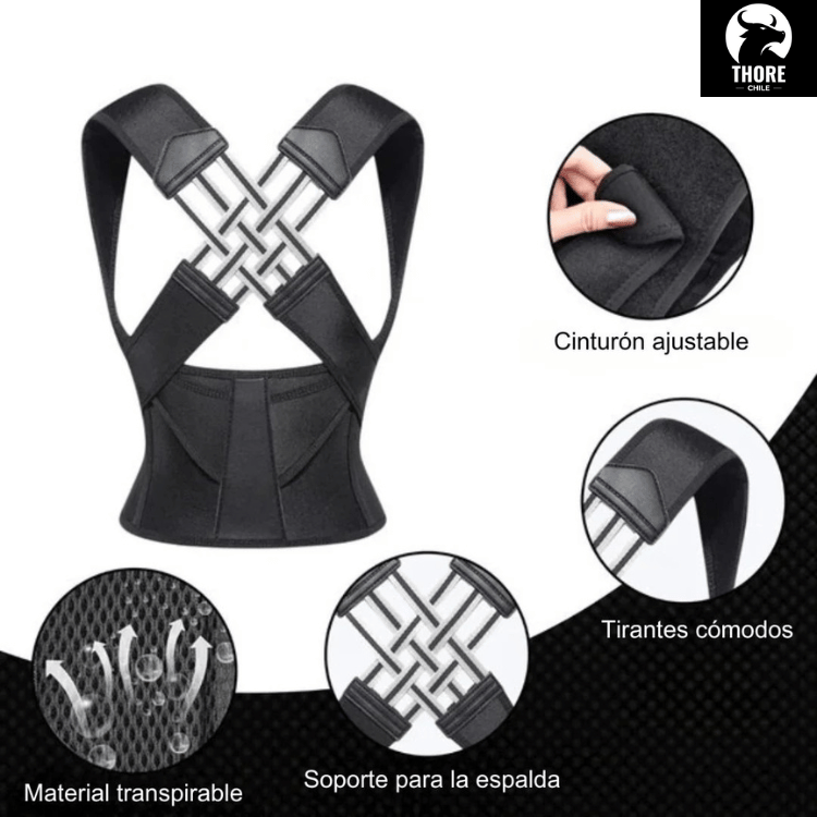 Corrector de Postura para aliviar dolor de espalda y cuello