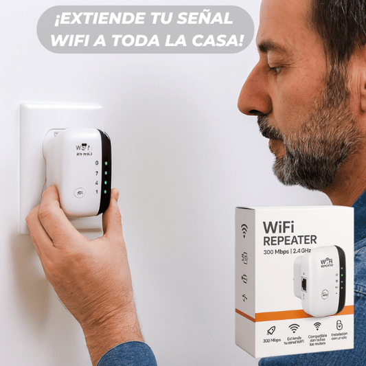 Amplificador de señal WiFi para cobertura total 🛜