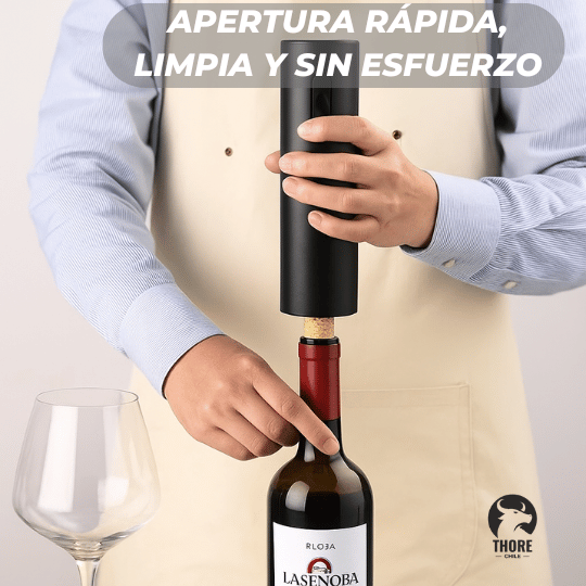 Sacacorchos automático🍷 - Abre vinos con Facilidad