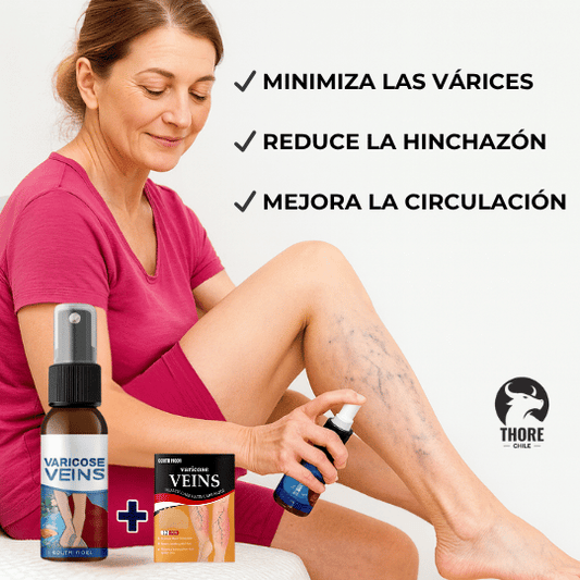 PACK - Spray Antivarices + 12 Parches Gratis