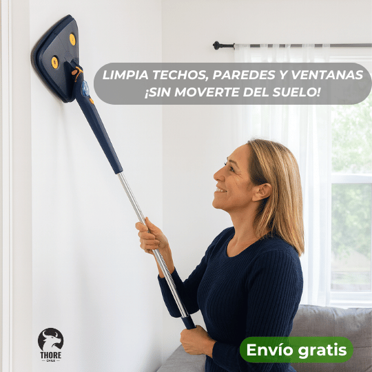 Mopa Triangular 360° para limpieza sin esfuerzo