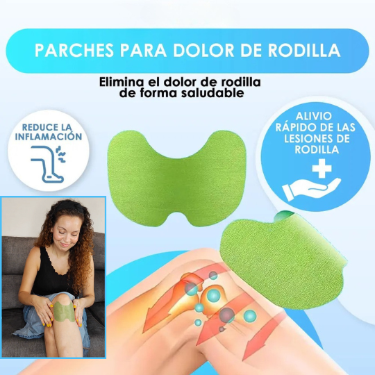 Parches naturales para aliviar el dolor de rodilla