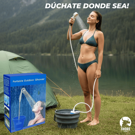 Ducha Portátil - Limpieza inmediata para camping, playa y más
