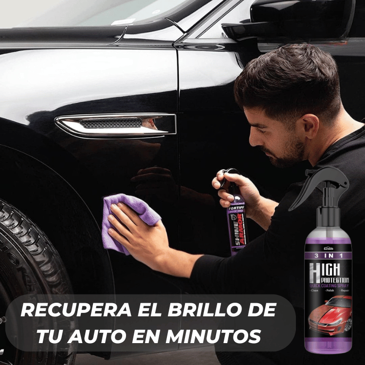 Spray Recubrimiento Cerámico - Limpia, protege y da brillo a tu auto