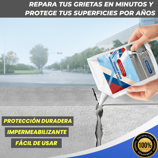 Rellenador de grietas para concreto y cemento