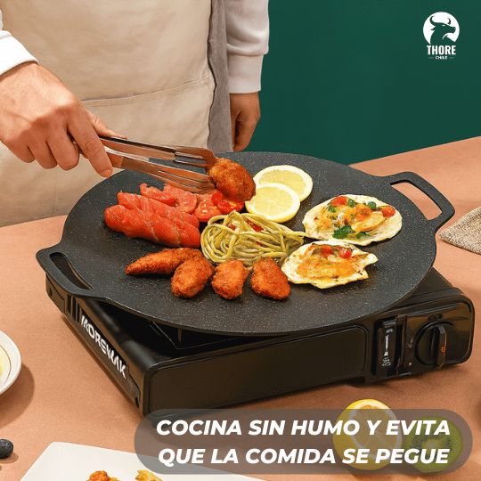 Plancha Antiadherente🇰🇷 - Asados sin Humo en casa