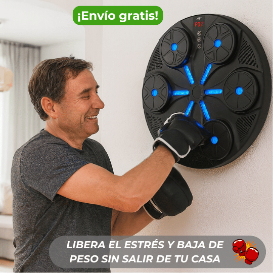 Máquina de Boxeo Musical + Guantes GRATIS