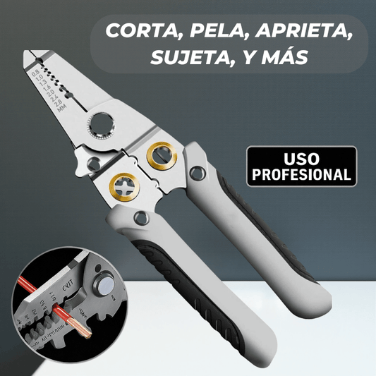 Alicate PelaCables 6 en 1 - Cortes perfectos al instante