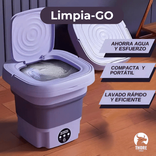 LimpiaGO - Mini Lavadora plegable con centrifugado💧