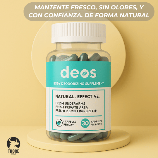 Suplemento DEOS🍃 para frescura natural todo el día
