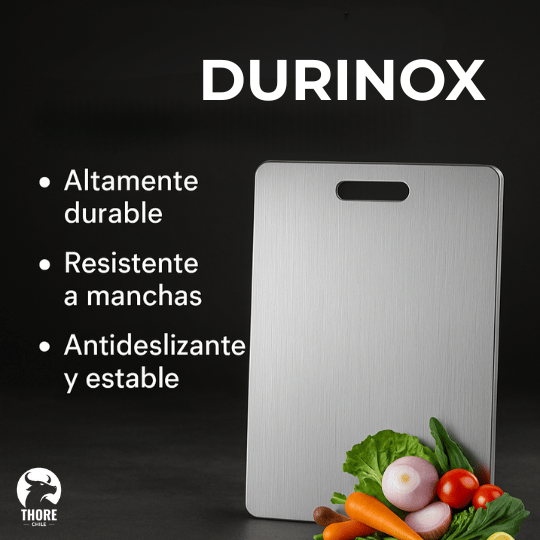 Tabla de Acero Inoxidable DURINOX Antibacterial