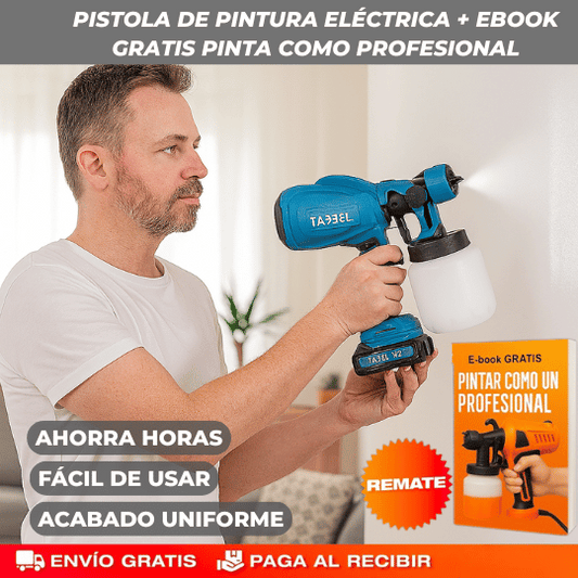 Pistola de Pintura Eléctrica + Ebook GRATIS