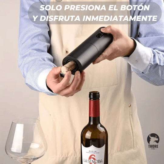 Sacacorchos automático🍷 - Abre vinos con Facilidad