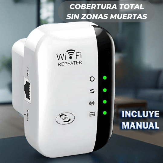 Amplificador de señal WiFi para cobertura total 🛜