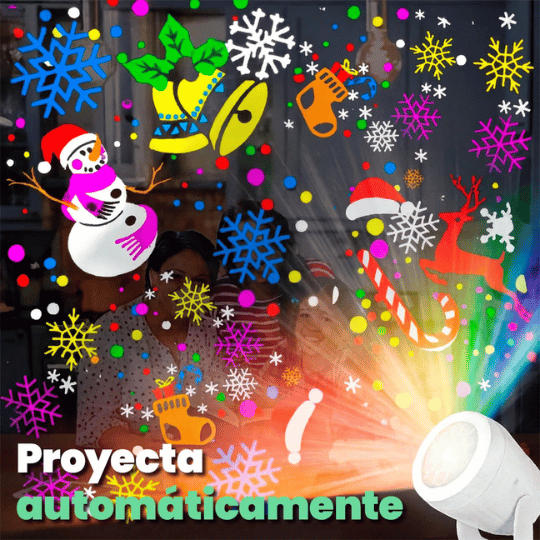 Proyector De Figuras Navideñas - Festiluz