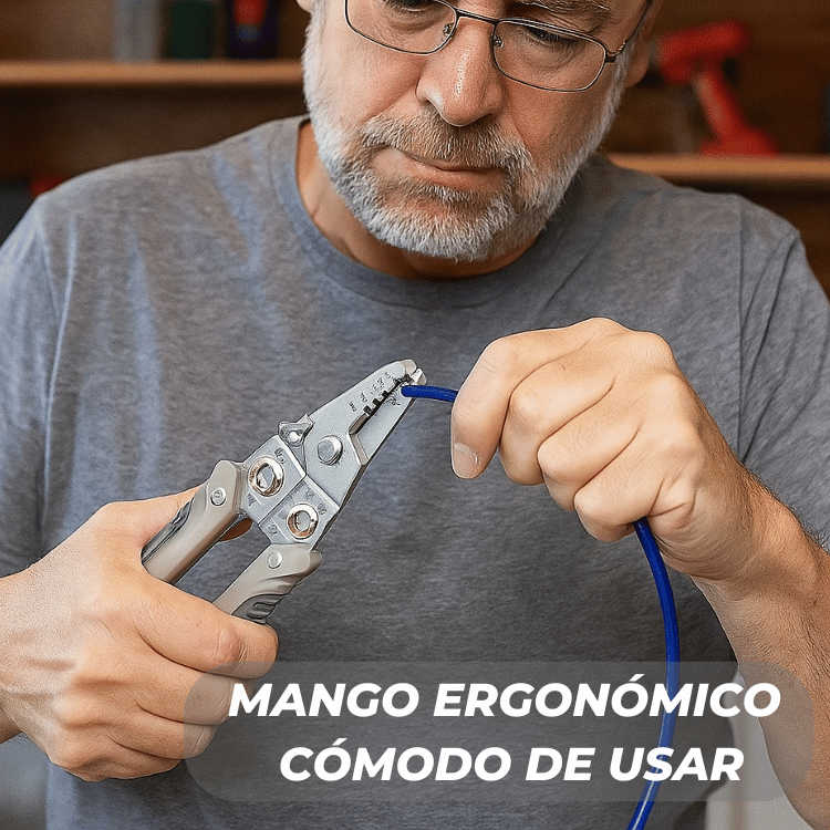 Alicate PelaCables 6 en 1 - Cortes perfectos al instante