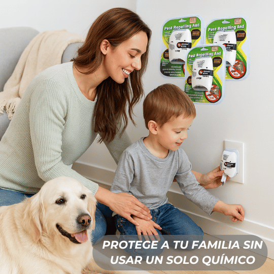 Pack x3 Repelente Ultrasonido Antiplagas