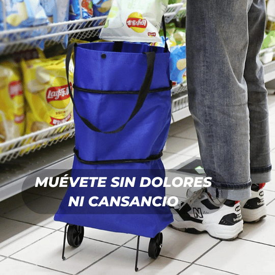 Carrito de Compras Plegable para Feria y Supermercado