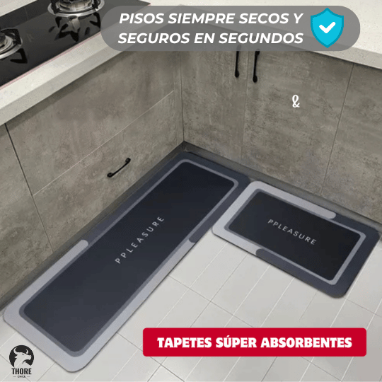 COMBO 2x1 - Alfombra Antideslizante Grande + Mediana GRATIS