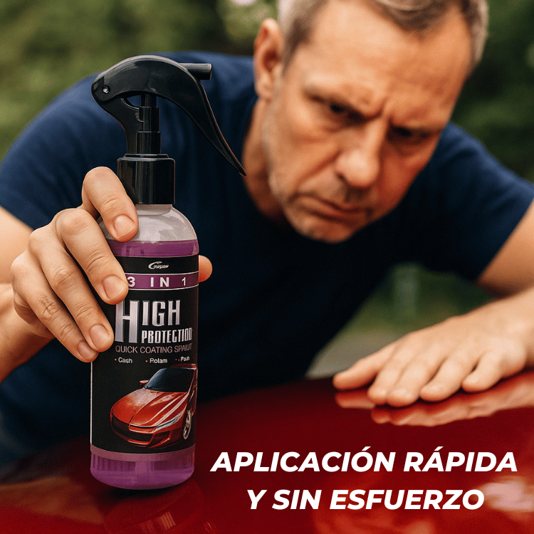 Spray Recubrimiento Cerámico - Limpia, protege y da brillo a tu auto