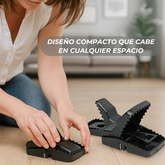 PACK - 2 Trampas Cocodrilo elimina ratones 🚫🐭