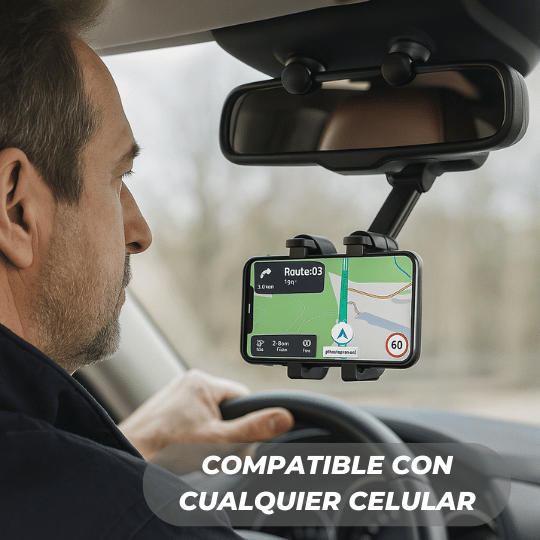 Soporte Universal de Retrovisor para Teléfono