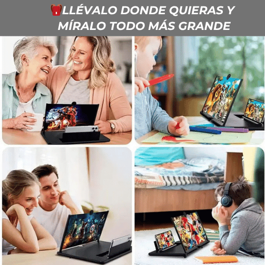 AmpliTel™ – Agranda la pantalla de tu celular