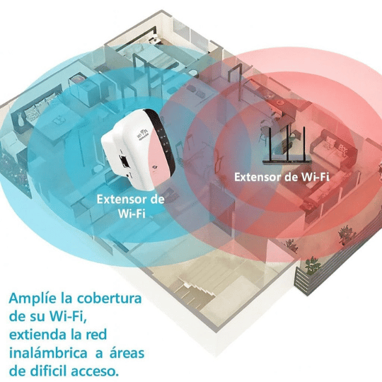 Amplificador de señal WiFi para cobertura total 🛜