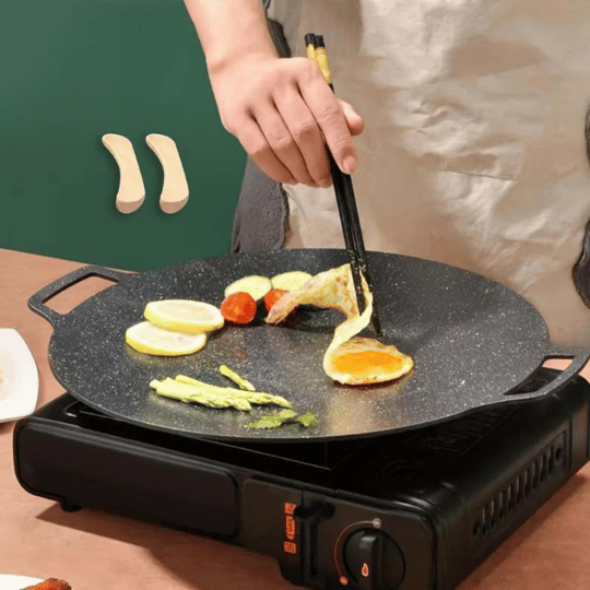 Plancha Antiadherente🇰🇷 - Asados sin Humo en casa